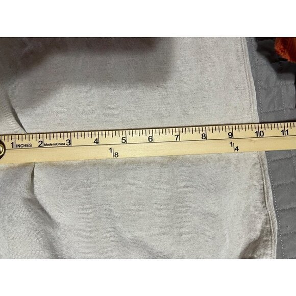 Max Jeans Linen Blend Pants Sz 12 Tan  Boho Lagenlook Beach Bohemian - Picture 10 of 12